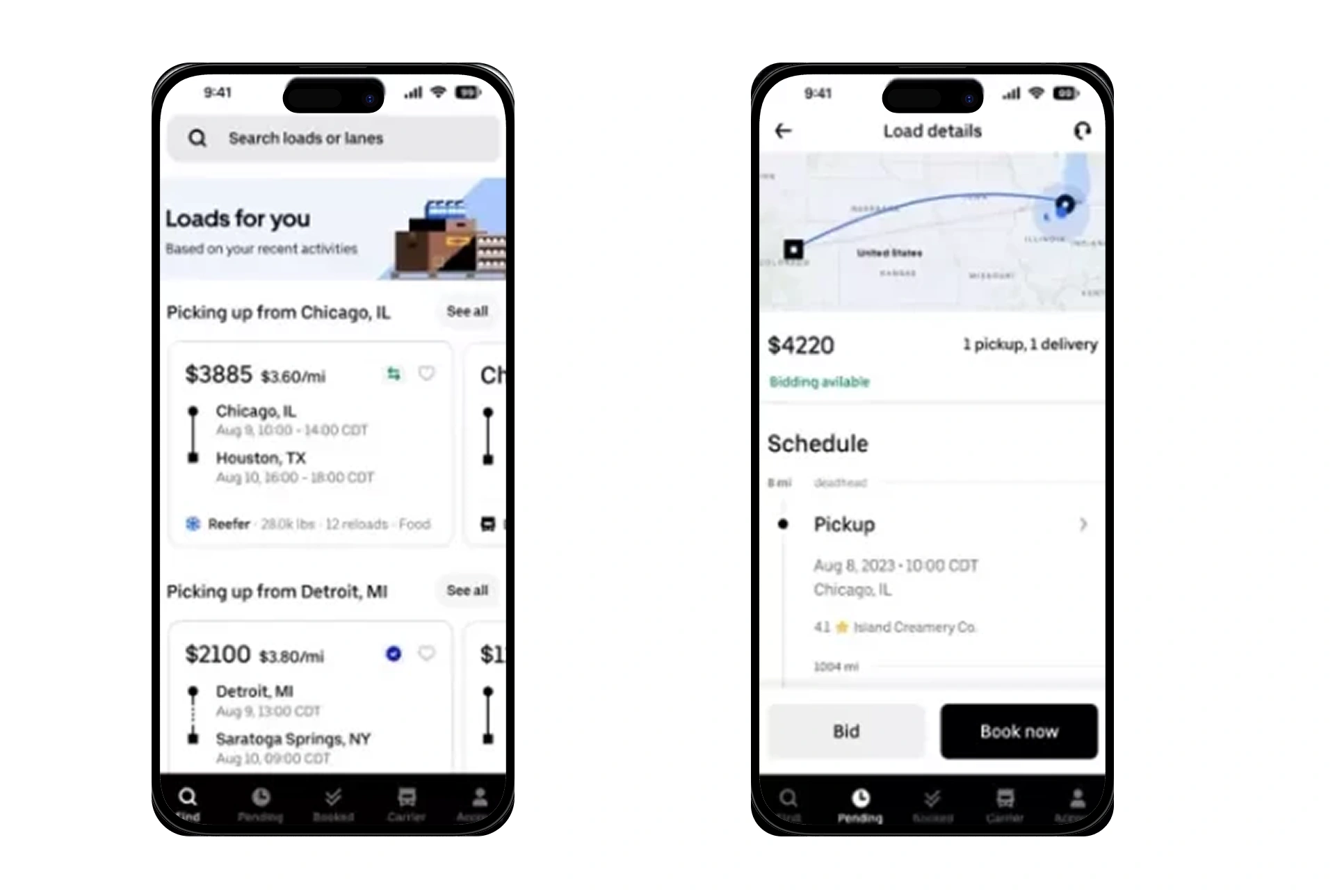 Uber Freight-Style Transport App