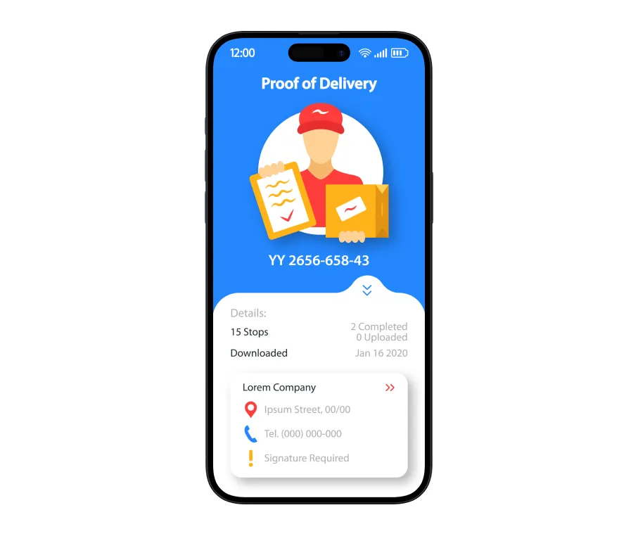 Courier Delivery App Development