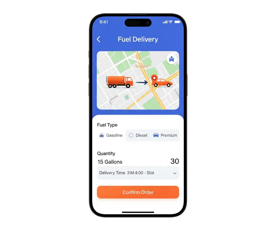 Fuel Delivery App Development