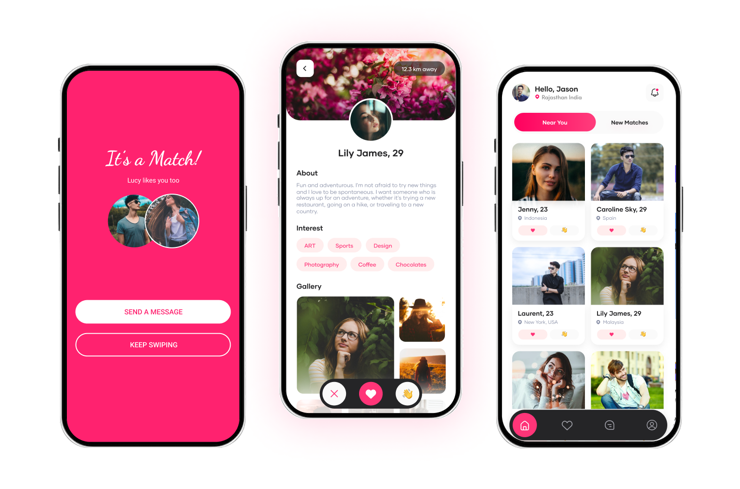 Swipe-Based Dating App